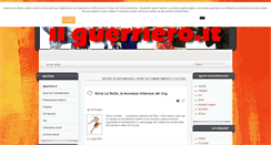 Desktop Screenshot of ilguerriero.it